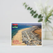 Bengasi - Libyen - Strand - Postkarte (Stehend Vorderseite)