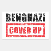 Benghazi-Abdeckung Rechteckiger Aufkleber (Vorderseite)