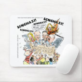 Benghazi Shuffle Funny Mousepad (Mit Mouse)