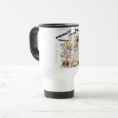 Benghazi Shuffle Funny Reisebecher (Vorderseite Links)