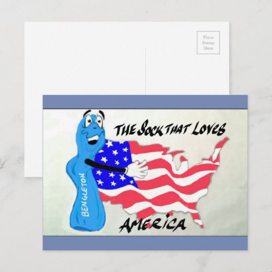 Bengleton Socks Postkarte (Vorne/Hinten)
