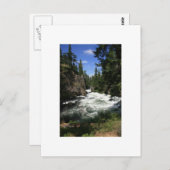 Benham Falls, Sunriver Postkarte (Vorne/Hinten)