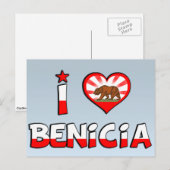 Benicia, CA Postkarte (Vorne/Hinten)