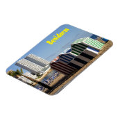 Benidorm, Casetas de Baño en playa de Levante Magnet (Linke Seite)