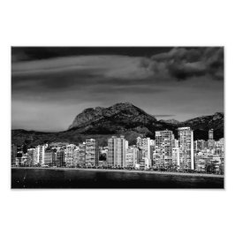 Benidorm Levante Beach Costa Blanca Spanien Fotodruck