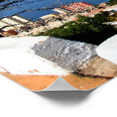 Benidorm Skyline Cityscape Costa Blanca Spanien Poster (Ecke)