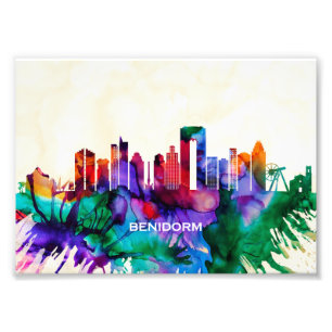 Benidorm Skyline Fotodruck