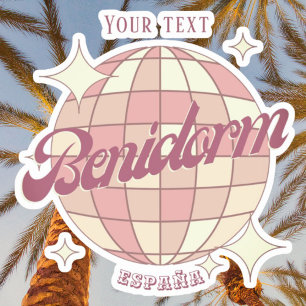 Benidorm Spanien España dekoration Aufkleber