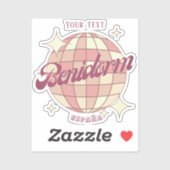 Benidorm Spanien España dekoration Aufkleber (Blatt)