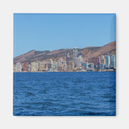 Benidorm, Spanien Meer und Stadt Magnet
