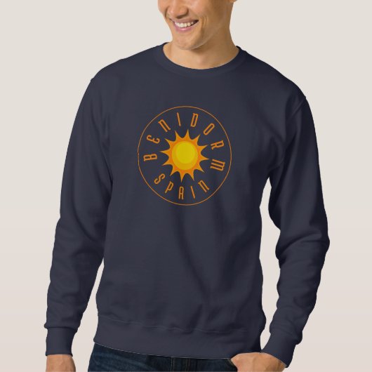 BENIDORM SPANIEN SUN SWEATSHIRT (Vorderseite)