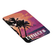 Benidorm Spanien Watercolor Beach Magnet (Rechte Seite)