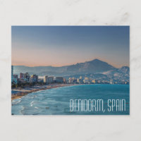 Benidorm, Spaniens Küstenschuss