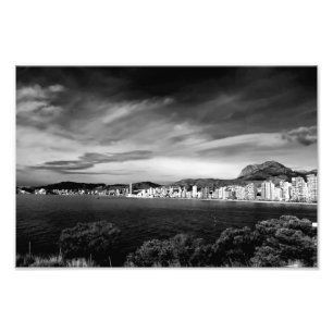 Benidorm Strand Levante Costa Blanca Spanien Fotodruck