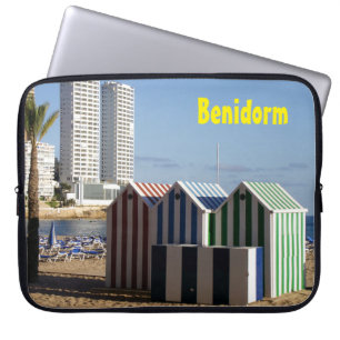 Benidorm, Strand von dem Osten, Laptopschutzhülle