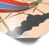 Benidorm Strandproster Fotodruck (Ecke)