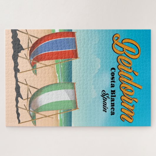 Benidorm Strandproster Puzzle (Horizontal)