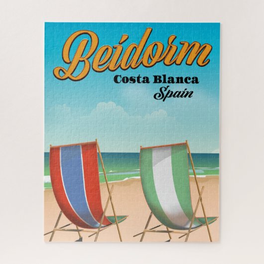 Benidorm Strandproster Puzzle (Vertikal)