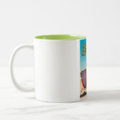 Benidorm Strandproster Zweifarbige Tasse (Links)