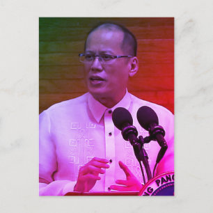 Benigno Noynoy Aquino III, 15. Präsident der PH Postkarte