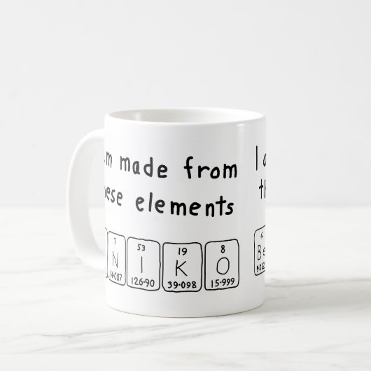 Beniko Periodenname Tasse (Vorderseite Links)