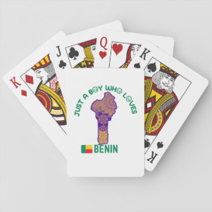 Benin-afrikanisches Land Spielkarten