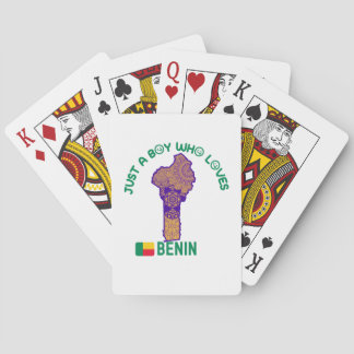 Benin-afrikanisches Land Spielkarten