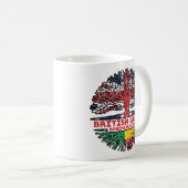 Benin Beninese British UK Tree Roots Flag Kaffeetasse (VorderseiteRechts)