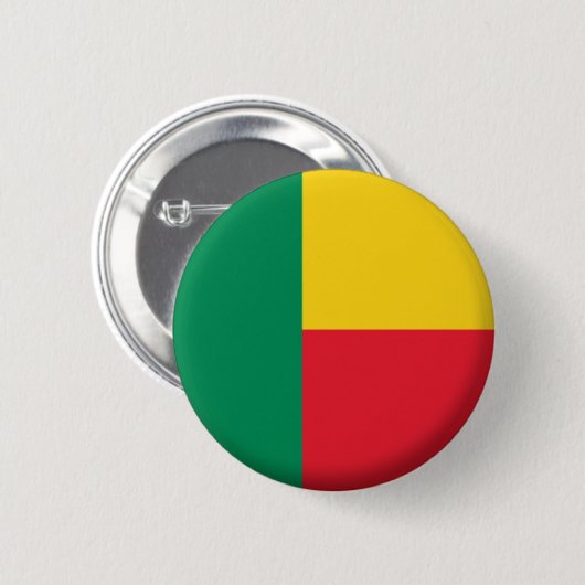 BENIN BUTTON BACK ABZEICHEN (Vorne & Hinten)