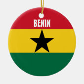 Benin Christmas Ornament (Vorne)