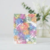 Benin City Nigeria City Map Postkarte (Stehend Vorderseite)