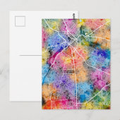 Benin City Nigeria City Map Postkarte (Vorne/Hinten)