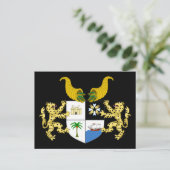 Benin-Emblem Postkarte (Stehend Vorderseite)