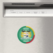 Benin-Erbe-Emblem Magnet (In Situ (Geschirrspüler))