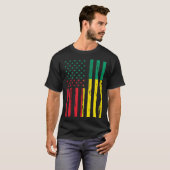 Benin Flag America US It is in my DNA for Benines T-Shirt (Vorne ganz)