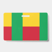 Benin flag ausweis (Rückseite)