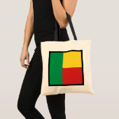 Benin Flag Bag Tragetasche (Vorderseite (Produkt))