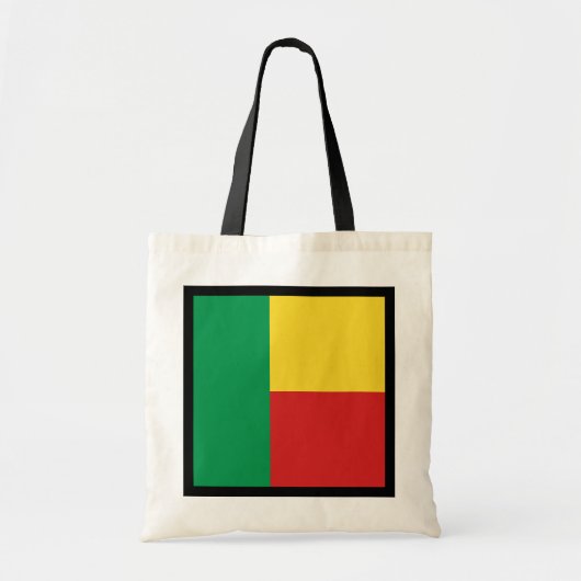 Benin Flag Bag Tragetasche (Vorne)
