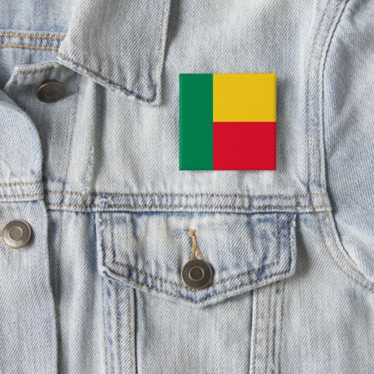 Benin Flag Button (Beispiel)