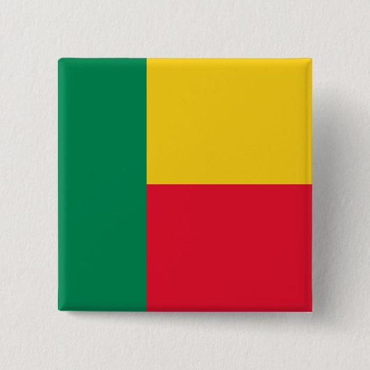 Benin Flag Button (Vorderseite)
