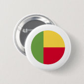 Benin Flag Button (Vorne & Hinten)