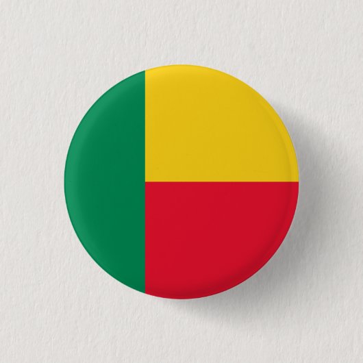 Benin Flag Button (Vorderseite)