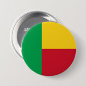 Benin flag button (Vorne & Hinten)