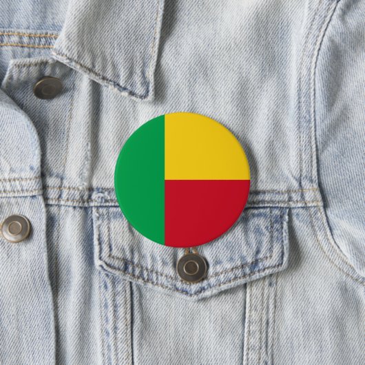 Benin flag button (Beispiel)