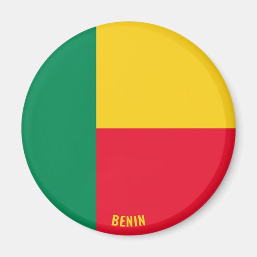 Benin Flag Charming Patriotic Magnet (Vorne)