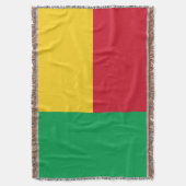 Benin flag decke (Vorderseite Vertikal)