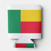Benin Flag Dosenkühler (Rückseite)