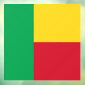 Benin flag fensteraufkleber (Blatt 3)