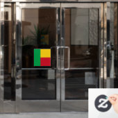 Benin flag fensteraufkleber (Büro Tür)