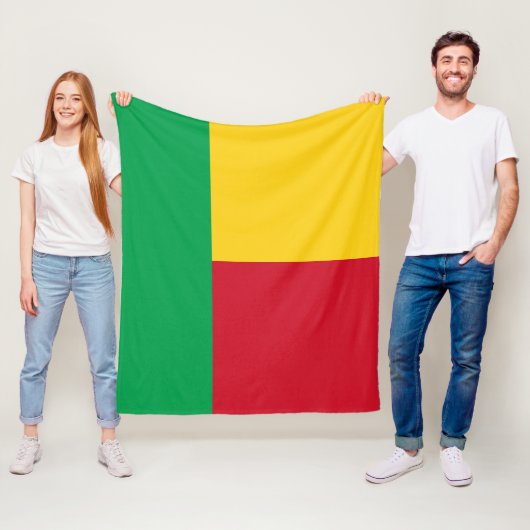 Benin flag fleecedecke (Beispiel)